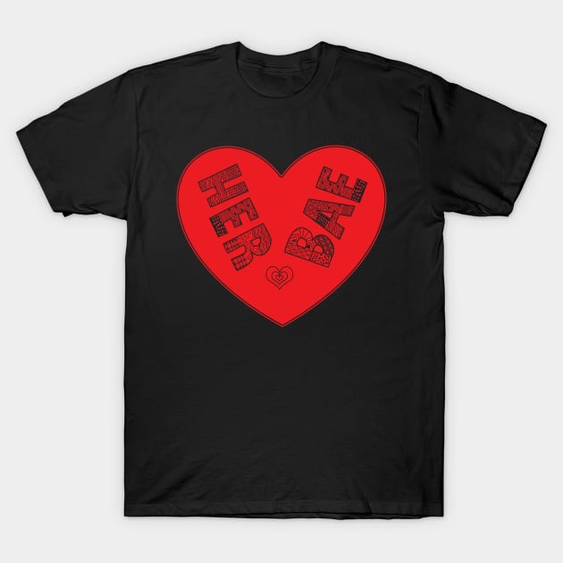 HER BAE LOVER - Funny gift T-Shirt by rebuffquagga